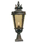 Elstead Baltimore BT3/L Large Outdoor Pedestal Lantern